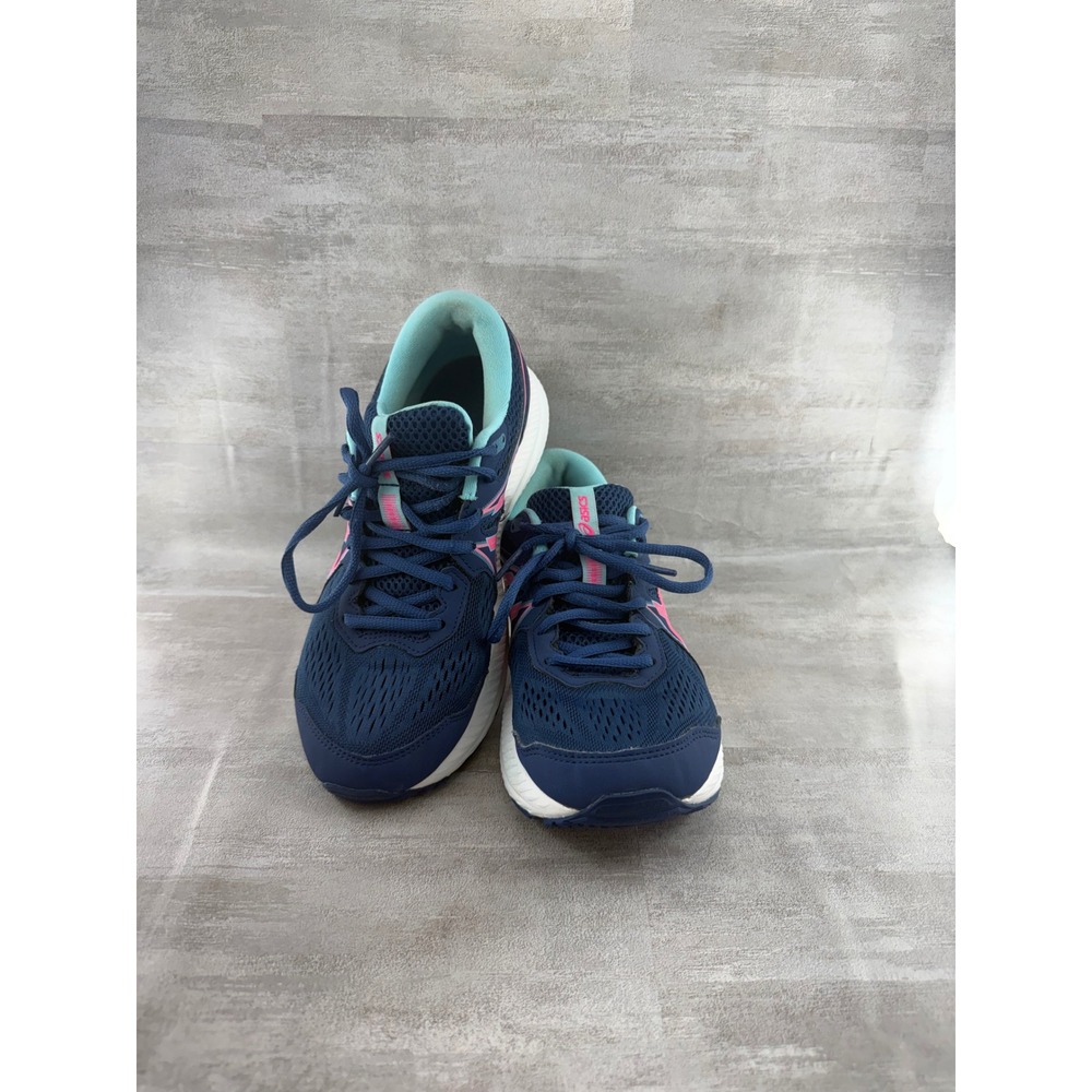 Asics Gel-Contend 7‎ Women Running Shoes Navy Pink Teal 1012B228 Sz US 8